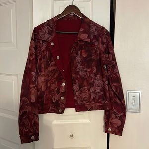 Large stretchy Venus reversible denim jacket
